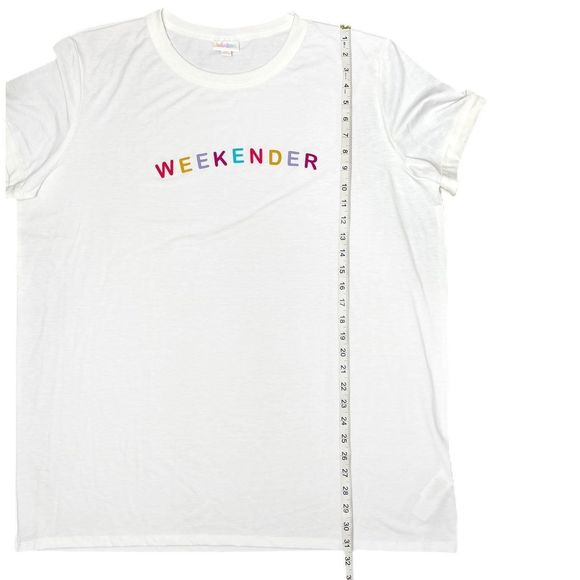 NWT 3XL T-Shirt "Weekender" LIV Graphic TEE, LuLaRoe - Picture 7 of 7